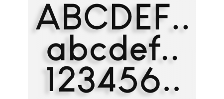 Lettere mod.92 Lettere mod.92