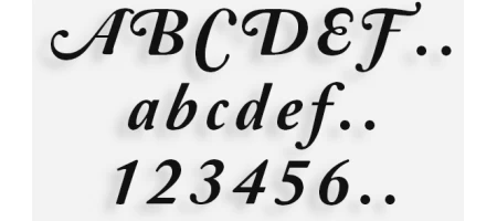 Lettere mod.63 Lettere mod.63