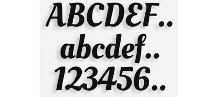Lettere mod.72 Lettere mod.72