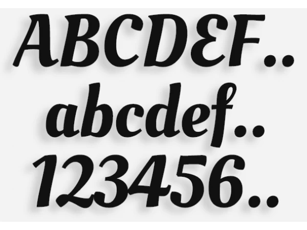 Lettere mod.72 Lettere mod.72