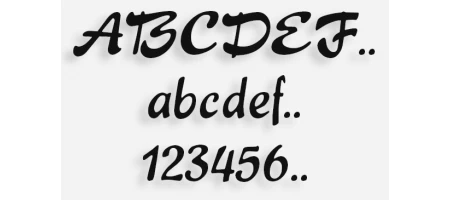 Lettere mod.75 Lettere mod.75