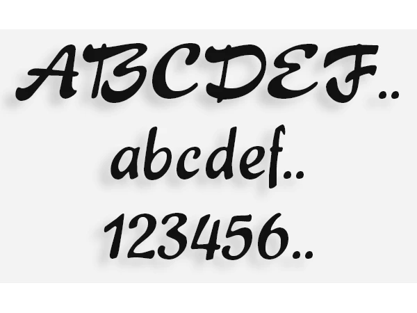 Lettere mod.75 Lettere mod.75
