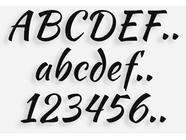 Lettere mod.77 Lettere mod.77