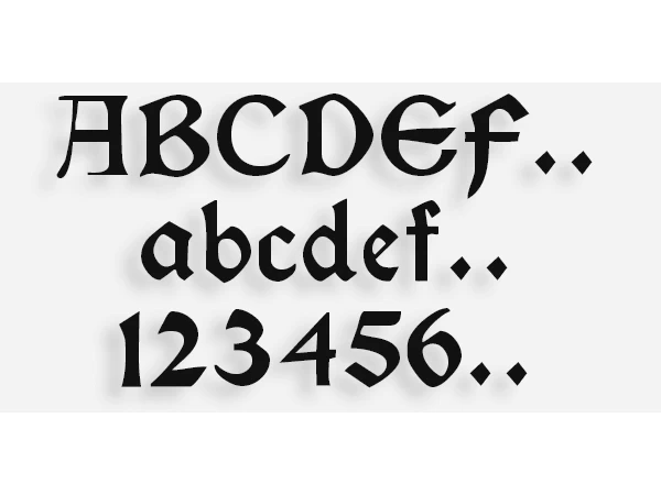 Lettere mod.82 Lettere mod.82